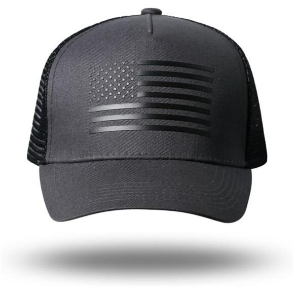 American Flag Trucker Hat Mesh Snapback Adjustable Baseball Cap for Men Women - Picture 6 of 7